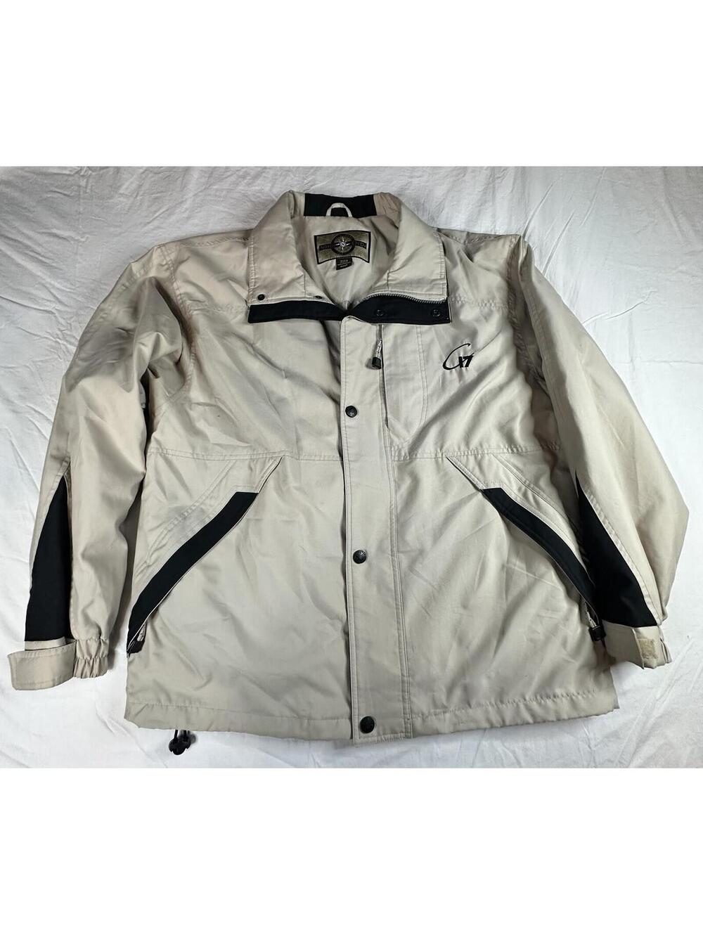 🧭🧥 North End All Climate Wear Beige Outdoor Jacket Medium 🧥🧭